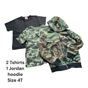 Michael Jordan zipper hoodie plus 2 t shirts size 4T